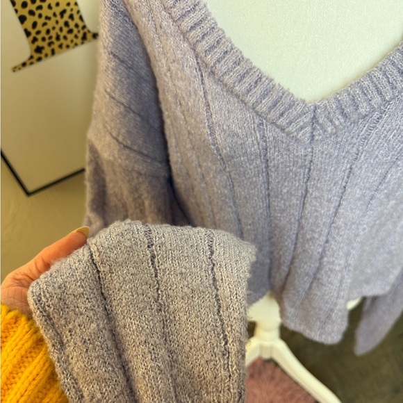 Pacsun purple cropped sweater - Picture 3 of 6